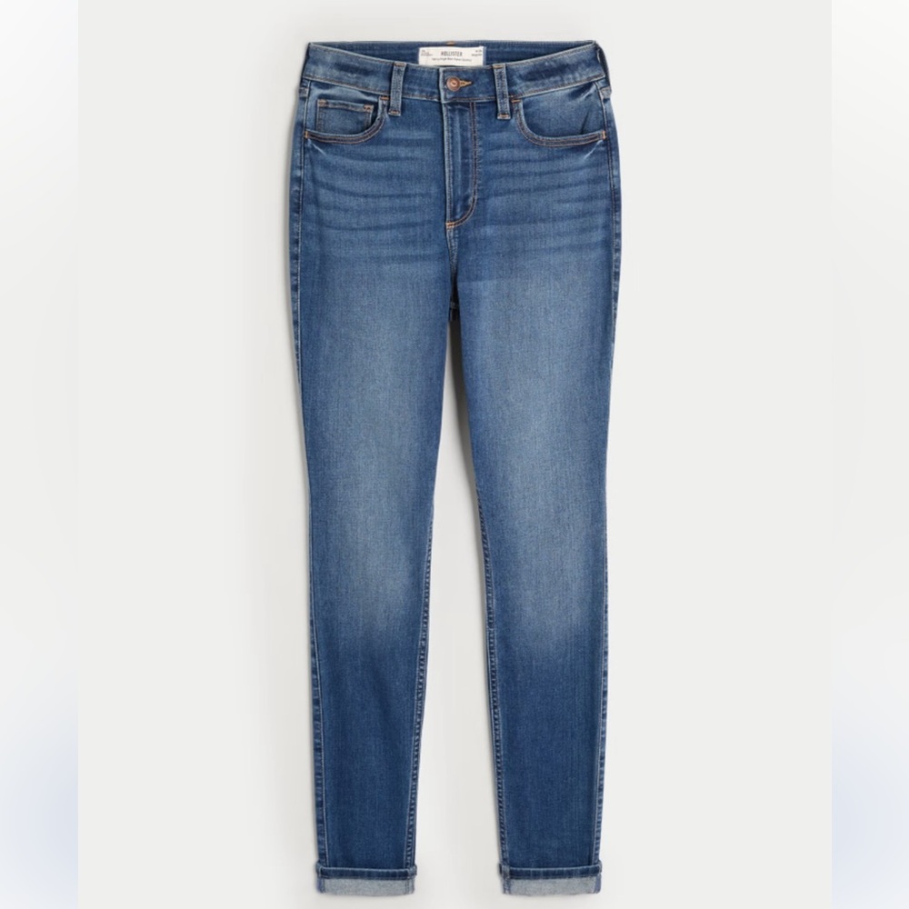 High-Rise Stretch skinny jeans